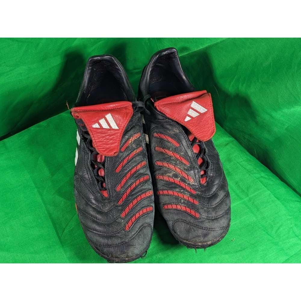 Adidas Predator Absolado Powerswerve HG Soccer Boots Red Black Cleats Size 11 - Picture 2 of 10